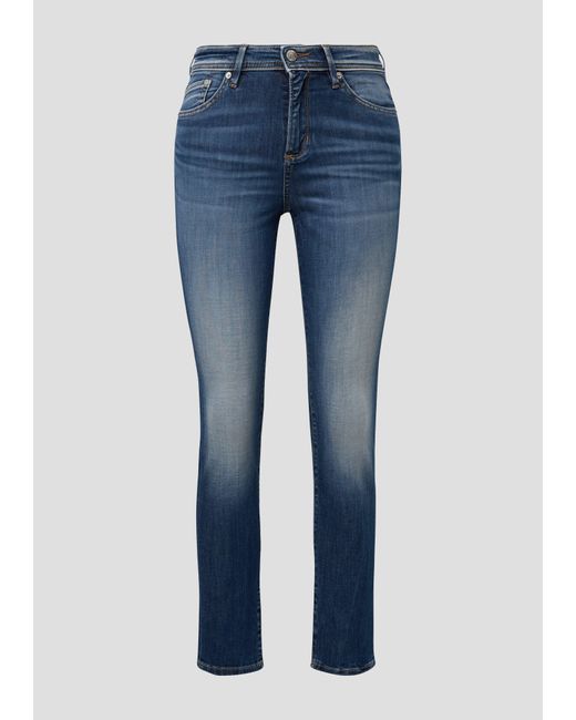 S.oliver Blue 7/8- Ankle-Jeans Betsy / Fit / Mid Rise / Slim Leg