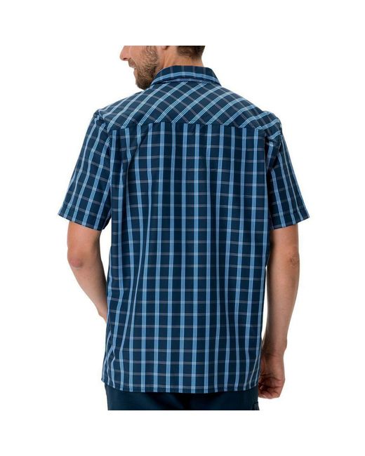 Vaude Funktionshemd Albsteig Shirt III aus Holzfasern hergestellt in Blue für Herren