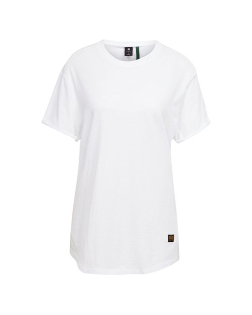 G-Star RAW White T-Shirt Lash Fem Loose Top (1-tlg)