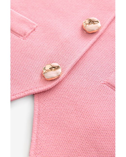 Next Pink Anzugweste Elegante, geknöpfte Weste (1-tlg)