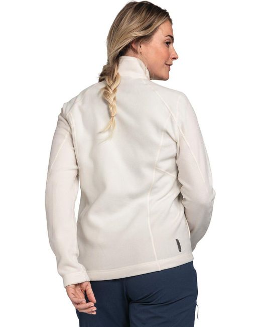 Schoeffel Natural Fleecejacke Fleece Jacket Leona3 WHISPER WHITE