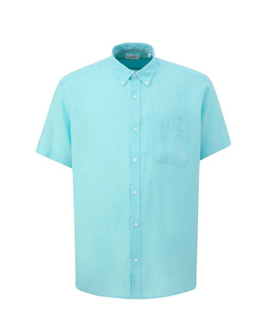 S.oliver Kurzarmhemd in Blue für Herren