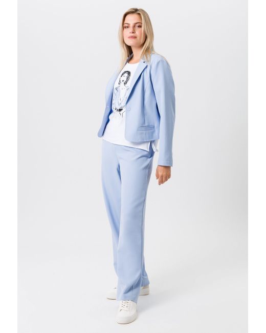 Tuzzi Blue Stoffhose mit weitem Bein
