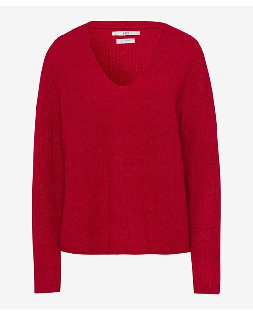 Brax Red V-Ausschnitt-Pullover Lana (33-2258)