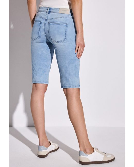 Street One Blue Chinohose Style QR Jane.mw.bermuda.light