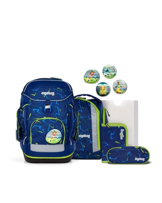 ergobag Blue Schulrucksack Maxi (5tlg)