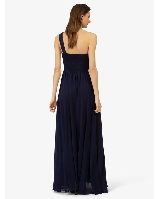 Kraimod Blue Abendkleid aus hochwertigem Polyester Material mit Rückenausschnitt