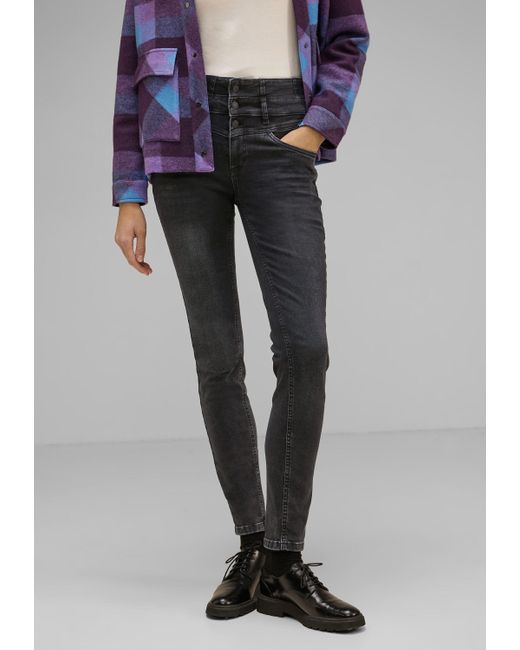 5-Pocket-Style Gerade Grau One Street | DE Lyst in Jeans