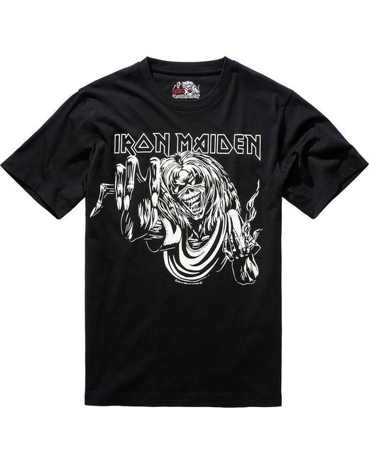 BRANDIT Iron Maiden T Shirt Eddy Glow in Black für Herren