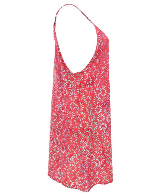 Guru-Shop Red Midikleid Boho Strandkleid, Minikleid, Sommerkleid,.. alternative Bekleidung