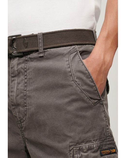 Superdry Cargoshorts SD-HEAVY CARGO SHORT in Gray für Herren