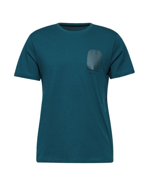 Street One Men T-Shirt aus reiner Baumwolle in Blue für Herren