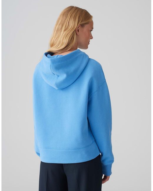 Opus Blue Hoodie GARTOX Regular aus Baumwoll Mix
