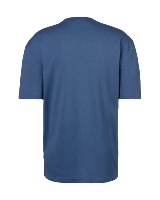 HUGO T-SHIRT RN RELAXED mit seitlichem Logoschriftzug in Blue für Herren