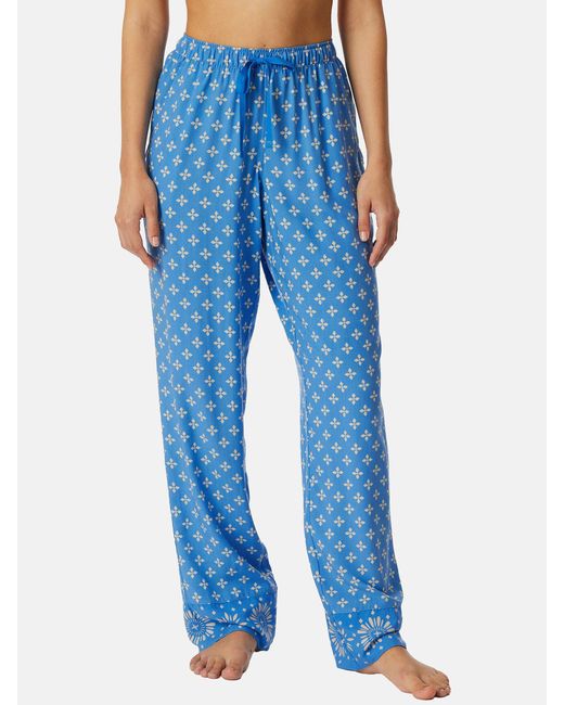 Schiesser Blue Pyjamahose Mix & Relax schlaf-hose pyjama schlafmode