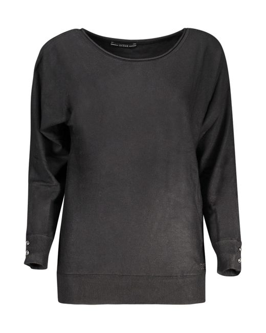 Guess Black Strickpullover Pullover Schwarz