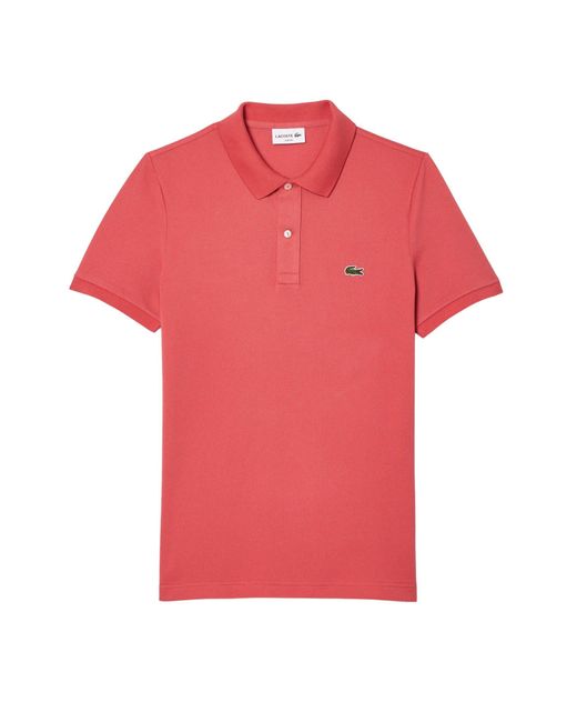 Lacoste Shirt Original L..12 Slim Fit Poloshirt mit (1-tlg) in Red für Herren