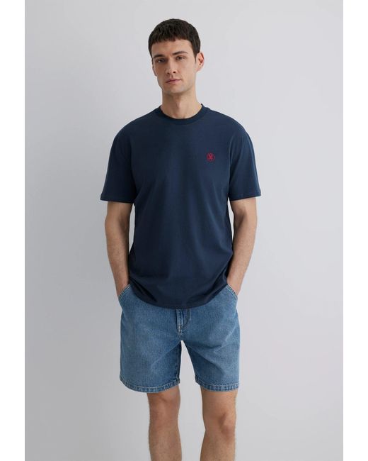 Mavi T-Shirt 2er-SET Mit Rundhalsausschnitt und Stickerei (2-tlg) LOGO EMBROIDERY TEE in Blue für Herren