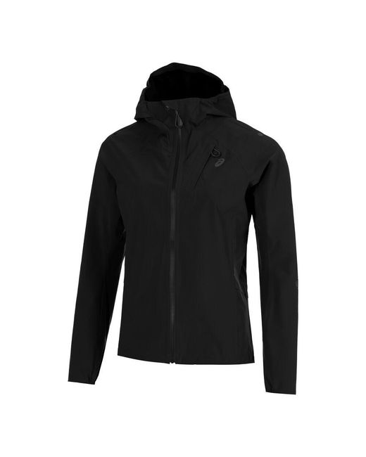 Asics Black Laufjacke Metarun Waterproof Jacket