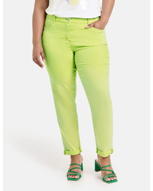 Samoon Green Stretch- Coloured mit Farbverlauf Betty Jeans
