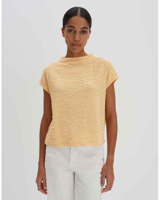 someday. Orange Kurzarmshirt KENNIE Regular in 3D Struktur