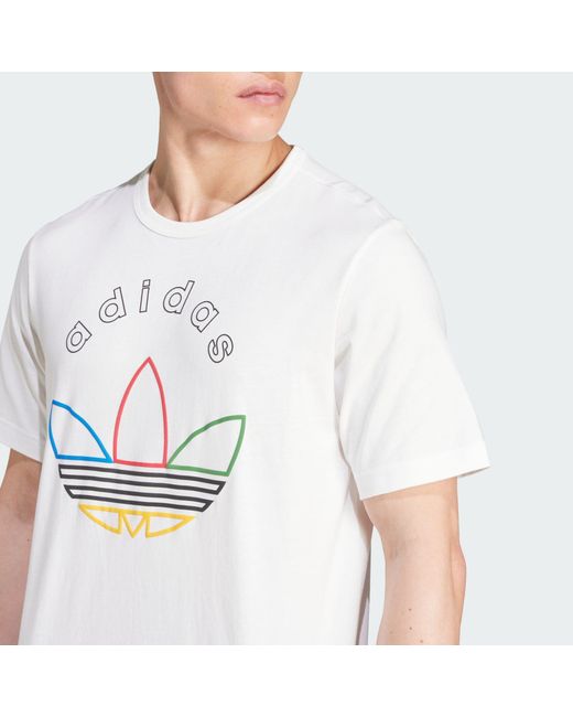 Adidas GRAPHIC T-SHIRT in White für Herren