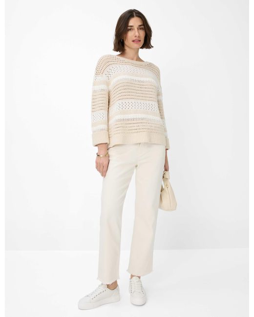 Brax White Strickpullover Style LIZ