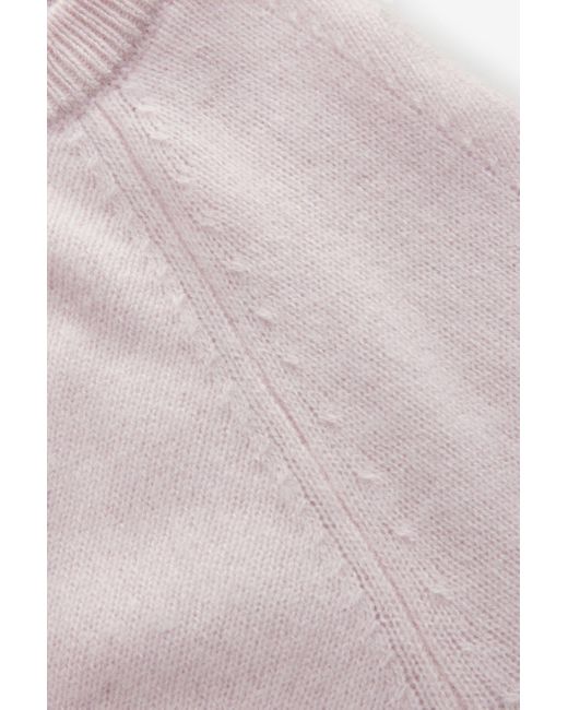 Next Pink Rundhalspullover Premium weicher Strickpullover aus 100 % Kaschmir (1-tlg)