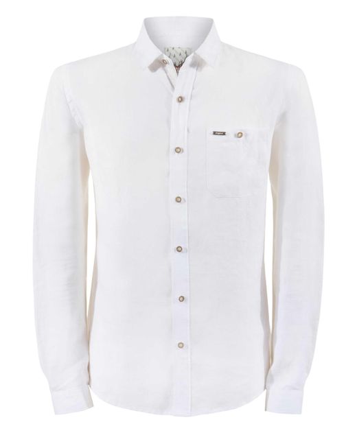 Stockerpoint Trachtenhemd (1-tlg) in White für Herren
