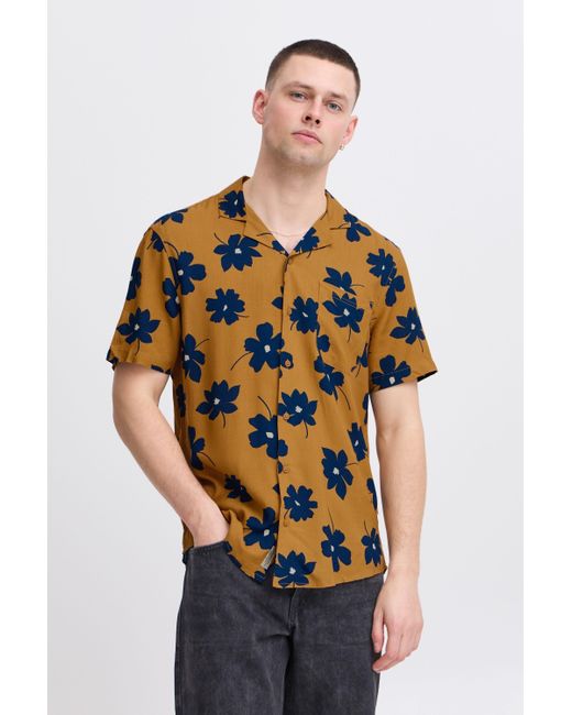 Blend Kurzarmshirt BHADAN in Brown für Herren