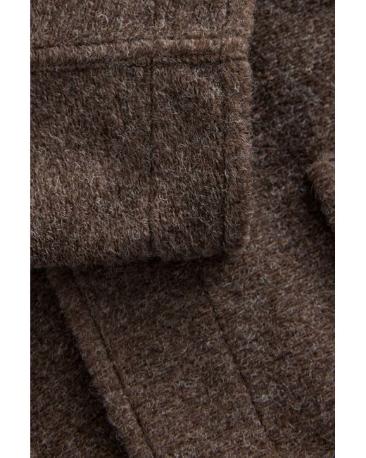 Next Sakko Weiche Hemdjacke mit Wolle (1-tlg) in Brown für Herren
