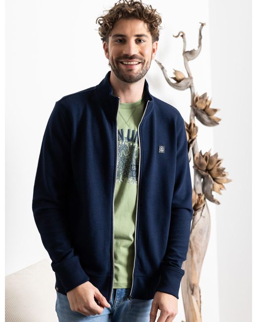 ROADSIGN australia Sweatjacke Hobarts in Blue für Herren