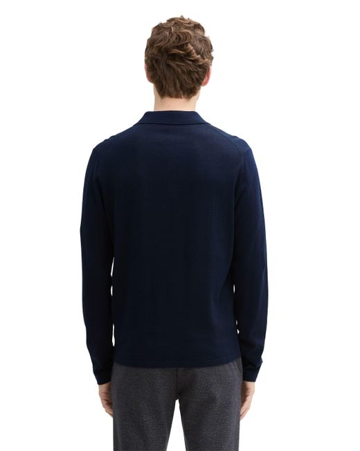 Tom Tailor Strickpullover in Blue für Herren