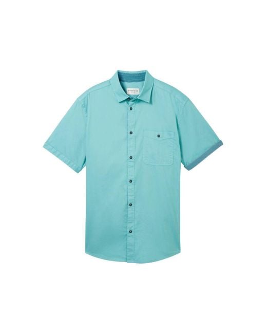 Tom Tailor T- washed oxford shirt in Blue für Herren