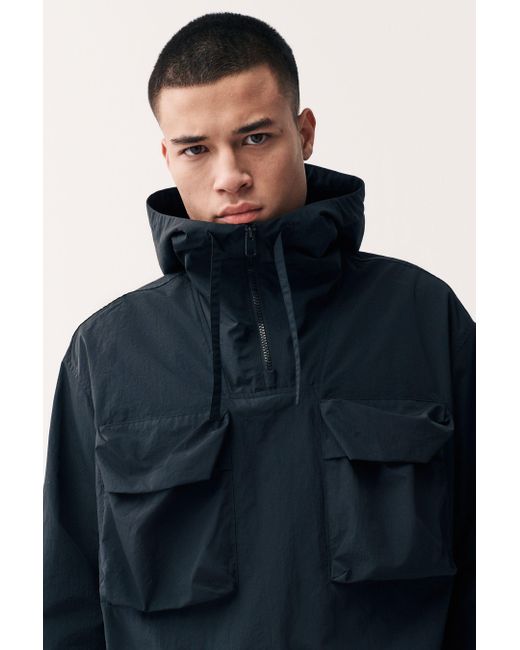 Next Anorak Jacke mit Viertelreißverschluss (1-St) in Blue für Herren