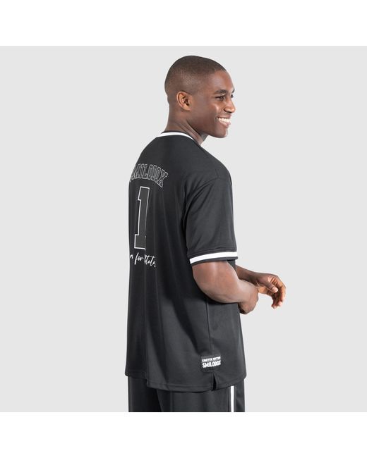Smilodox T-Shirt Triple Thrive Oversize in Black für Herren