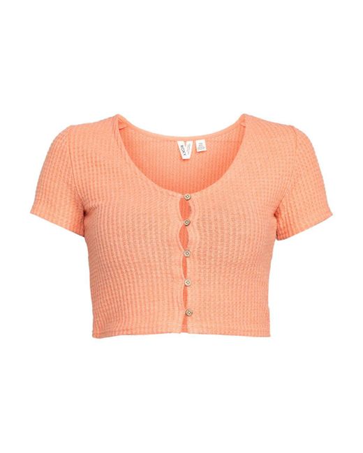 Roxy Orange Shirttop Born With It