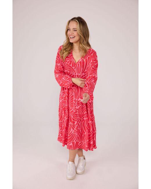 LIEBLINGSSTÜCK Red Druckkleid EaraL allover Print