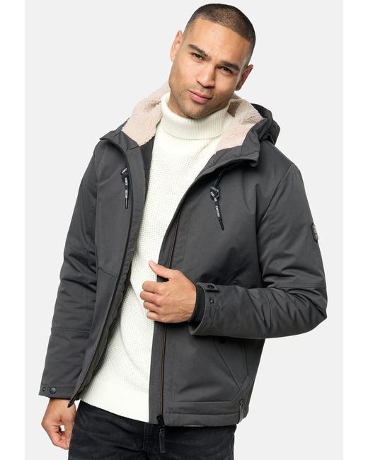 INDICODE Winterjacke INKylian in Black für Herren