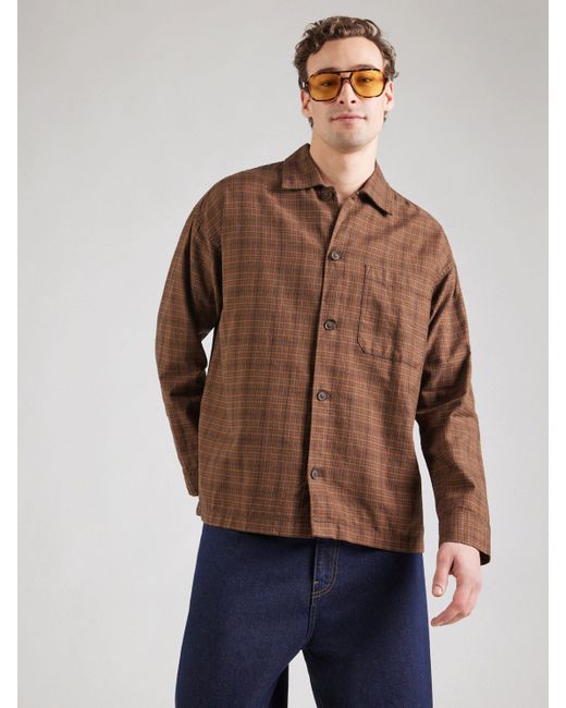 Jack & Jones Langarmhemd JPRBLAMADISON (1-tlg) in Blue für Herren
