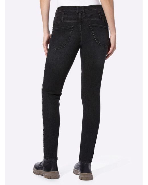 heine Black Bequeme Jeans