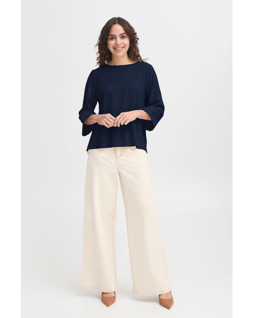 Fransa Blue Hemdbluse FRATEL