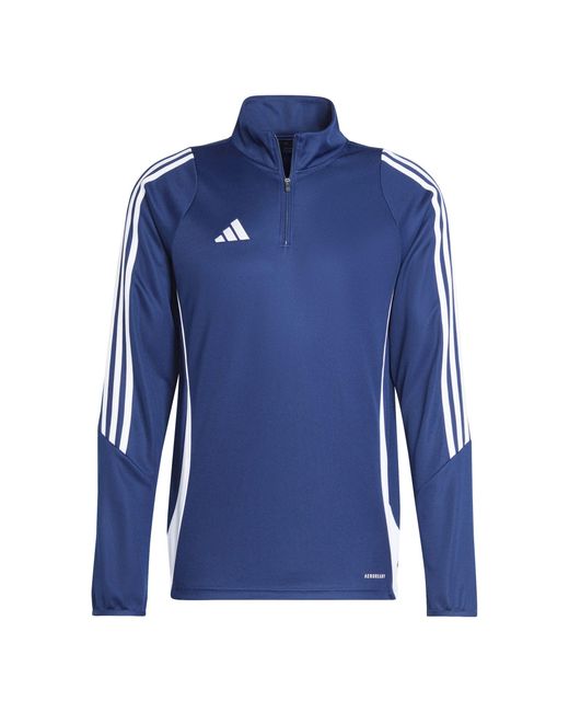 Adidas Originals Performance Fleecepullover adidas Trainingstop Tiro 24 Track Top in Blue für Herren
