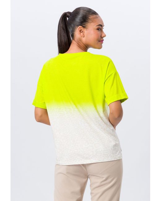 Tuzzi Yellow Kurzarmshirt mit Ziersteinbesatz