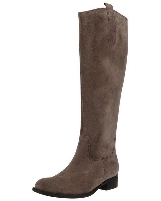 Gabor Brown Stiefel Veloursleder Stiefel