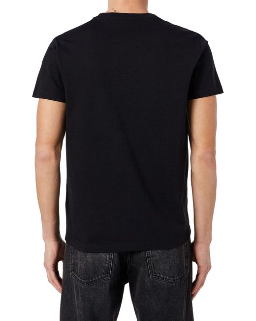 DIESEL -Diego-C14 T-Shirt in Black für Herren
