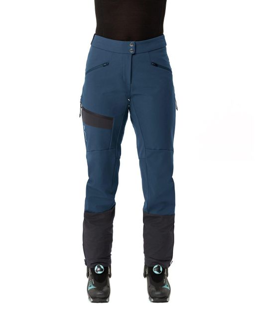 Vaude Blue Women's Monviso Alpine Pants