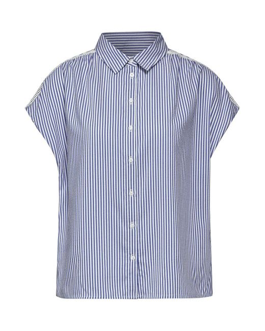 Street One Blue Blusenshirt LTD QR striped shirtcollar blo