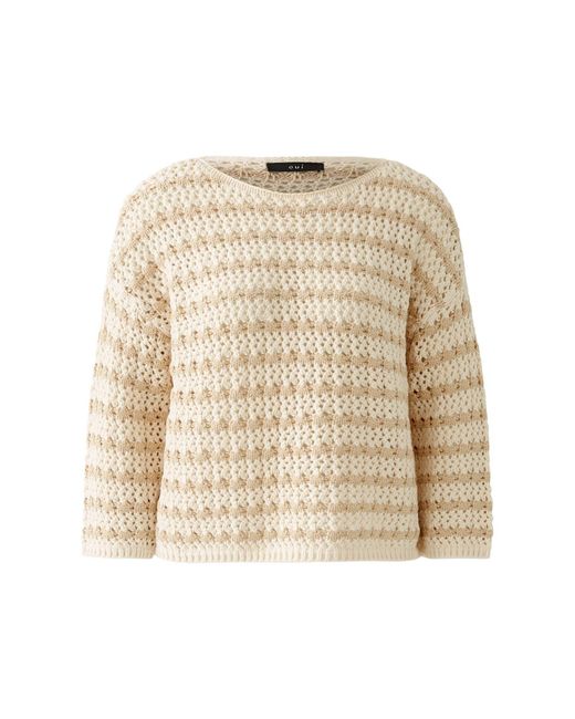Ouí Natural Rundhalspullover Pullover