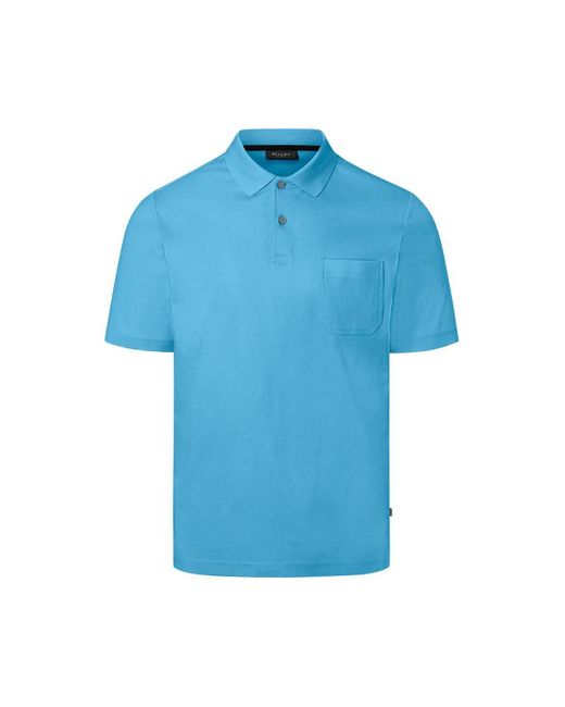 maerz muenchen T-Shirt POLOSHIRT in Blue für Herren